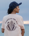 T-Shirt Surfwear Rose "Raised By The Sea"