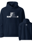 Hoodie Surfwear Bleue "Got Wet Surfwear"