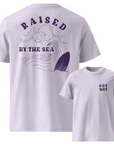 T-Shirt Surfwear Lavande "Raised By The Sea"