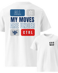 T-Shirt Surfwear Blanc "Moves Under CTRL"