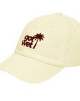 Casquette Surfwear Jaune Pastel "Got Wet & Palmtree"