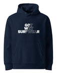 Hoodie Surfwear Bleue "Got Wet Surfwear"