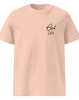 T-Shirt Surfwear Rose Pèche "Got Wet For Life"